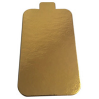Enjay Rectangle Mono-Portion  Gold Pastry 500 pcs 2 1/4 x 3 7/8 x .045 - Papagino Foods Inc.