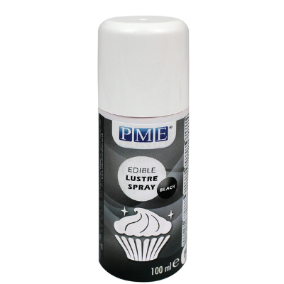 PME Lustre Edible Spray - Black ( 100ml - 3.38 OZ)