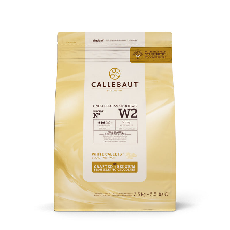Callebaut white Chocolate 2.5kg 