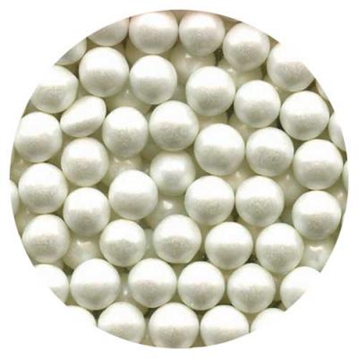 White 7 mm Sugar Pearls, 2 lb