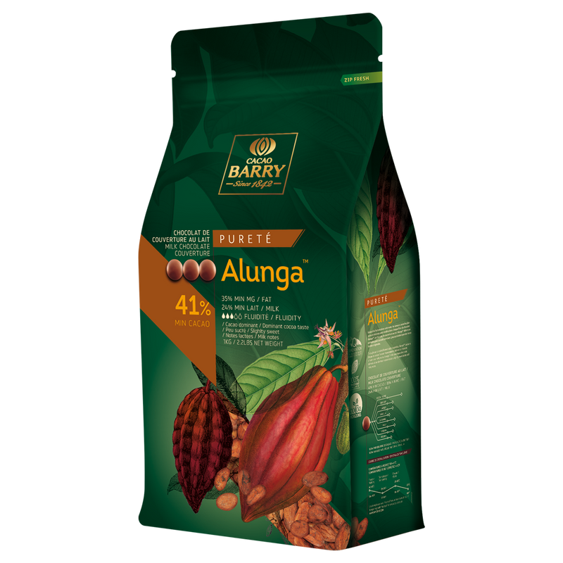 Cocoa Barry Alunga Milk Chocolate  41%