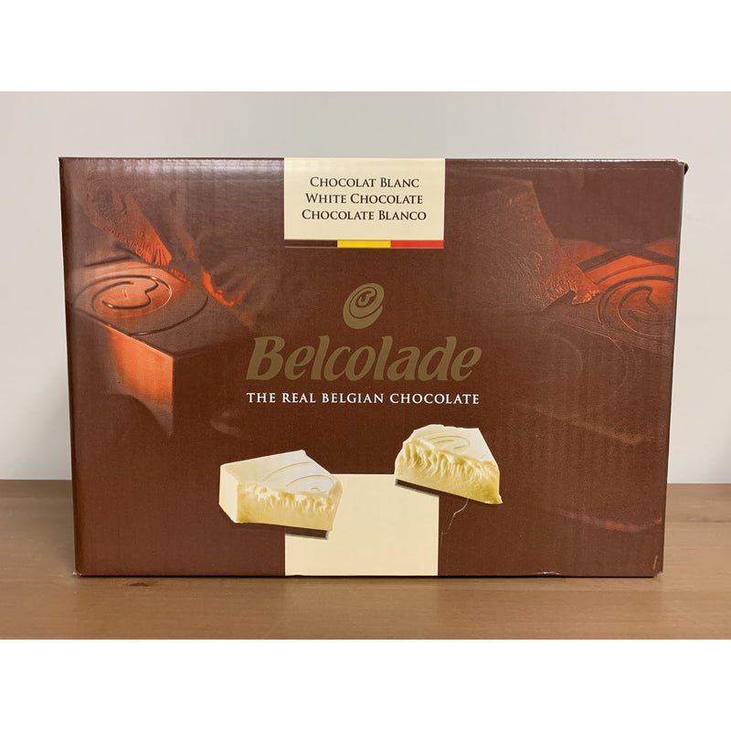 Belcolade White Chocolate Block  2.5 kg  - Pickup Only OR Shipping At Your Own Risk.