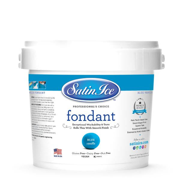 Satin Ice Blue Fondant, 2.5 kg
