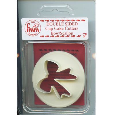 FMM Bow/Scallop Cupcake Cutter - Papagino Foods Inc.