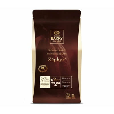 Cocoa Barry Zephyr 34% White Chocolate