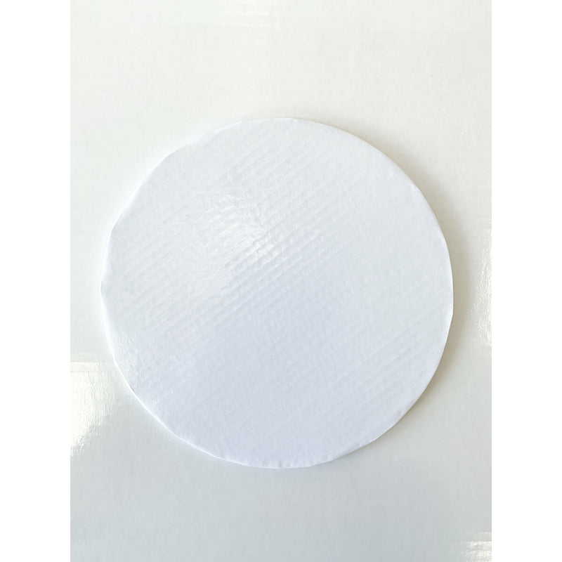 14" Round White Cake Card / Board Embossed 1/4" (12 Pieces)