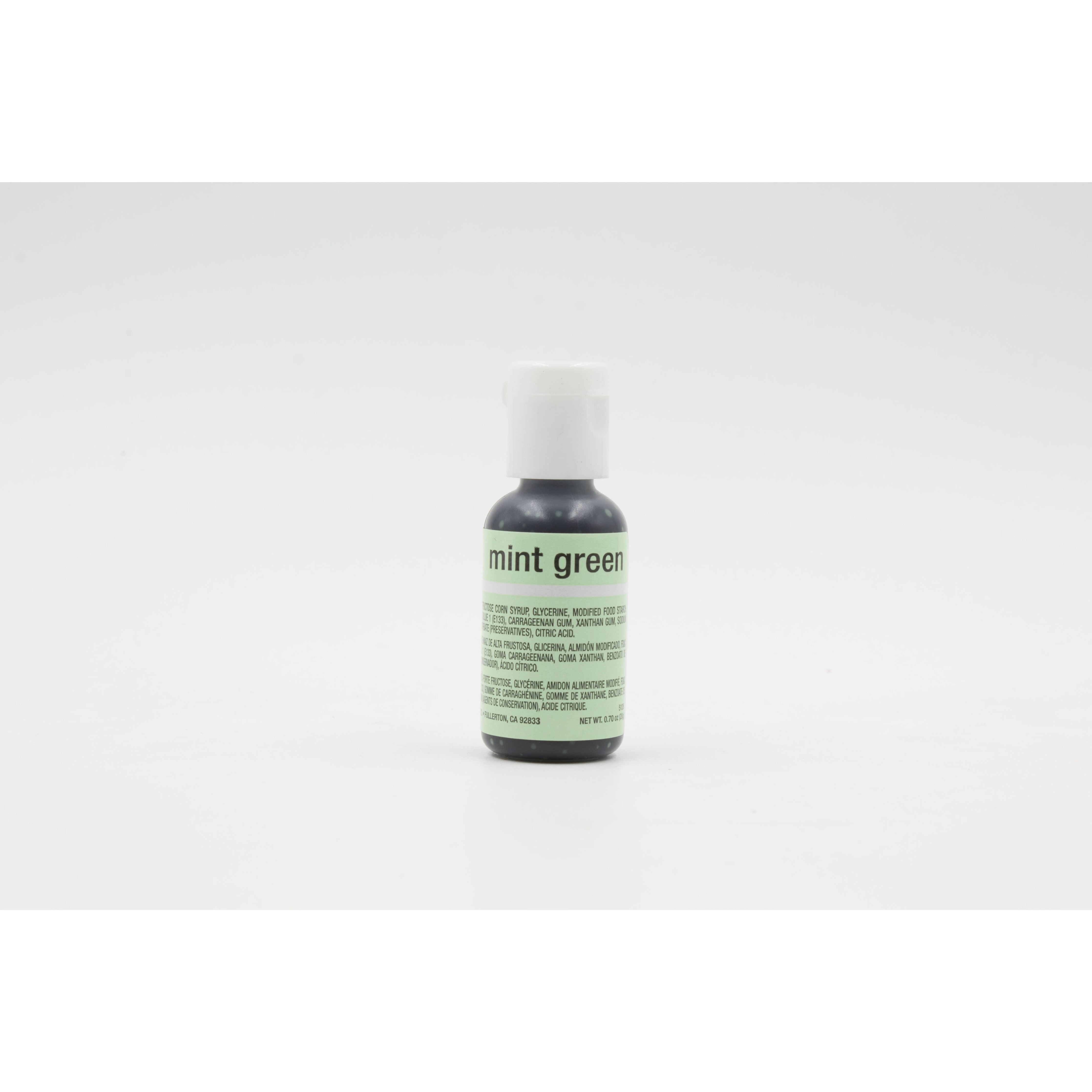 Chefmaster Mint Green Liqua-Gel Food Coloring (# 5126) 0.70 OZ - Papagino Foods Inc.