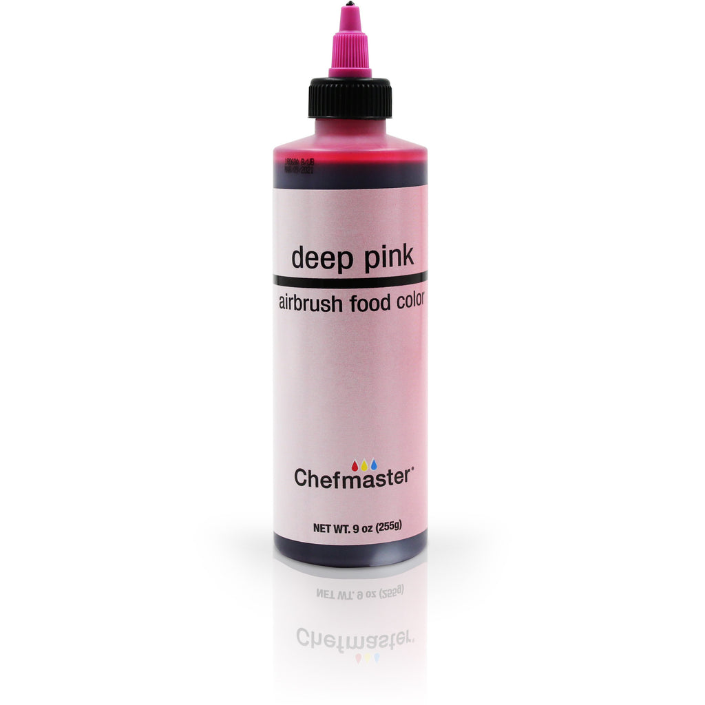 Chefmaster Deep Pink Airbrush Food Coloring (# 3194) 9.0 OZ - Papagino ...