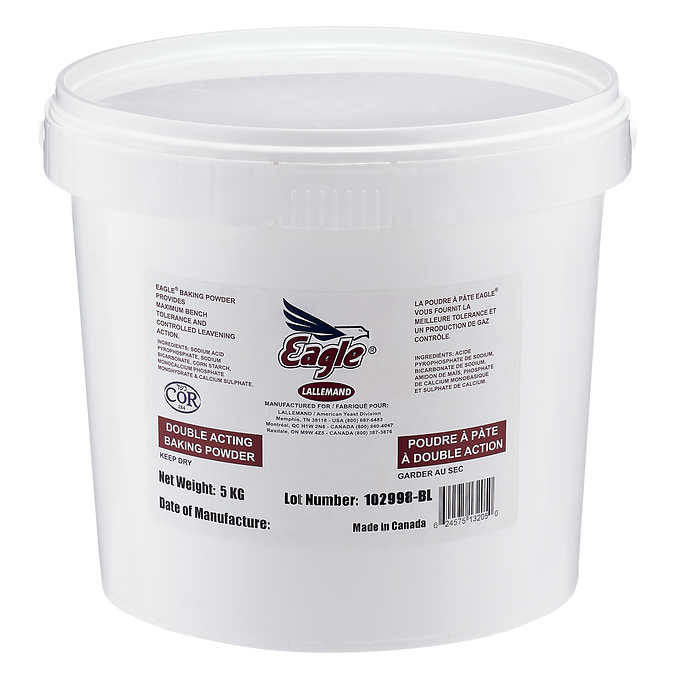 Eagle Brand Lallemand Double Acting Baking Powder 10 lb - Papagino Foods Inc.