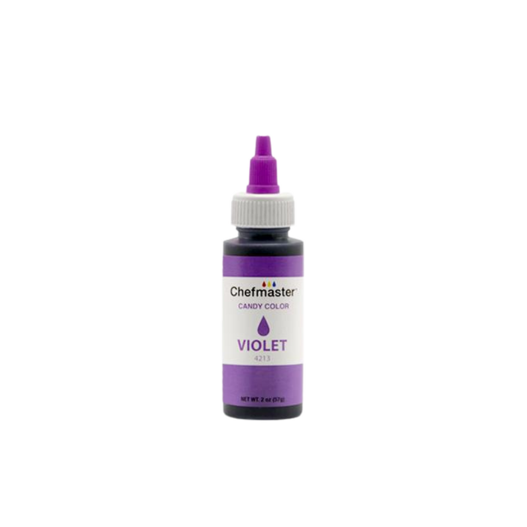 Chefmaster Candy Color Violet (# 4213) 2 OZ - Papagino Foods Inc.