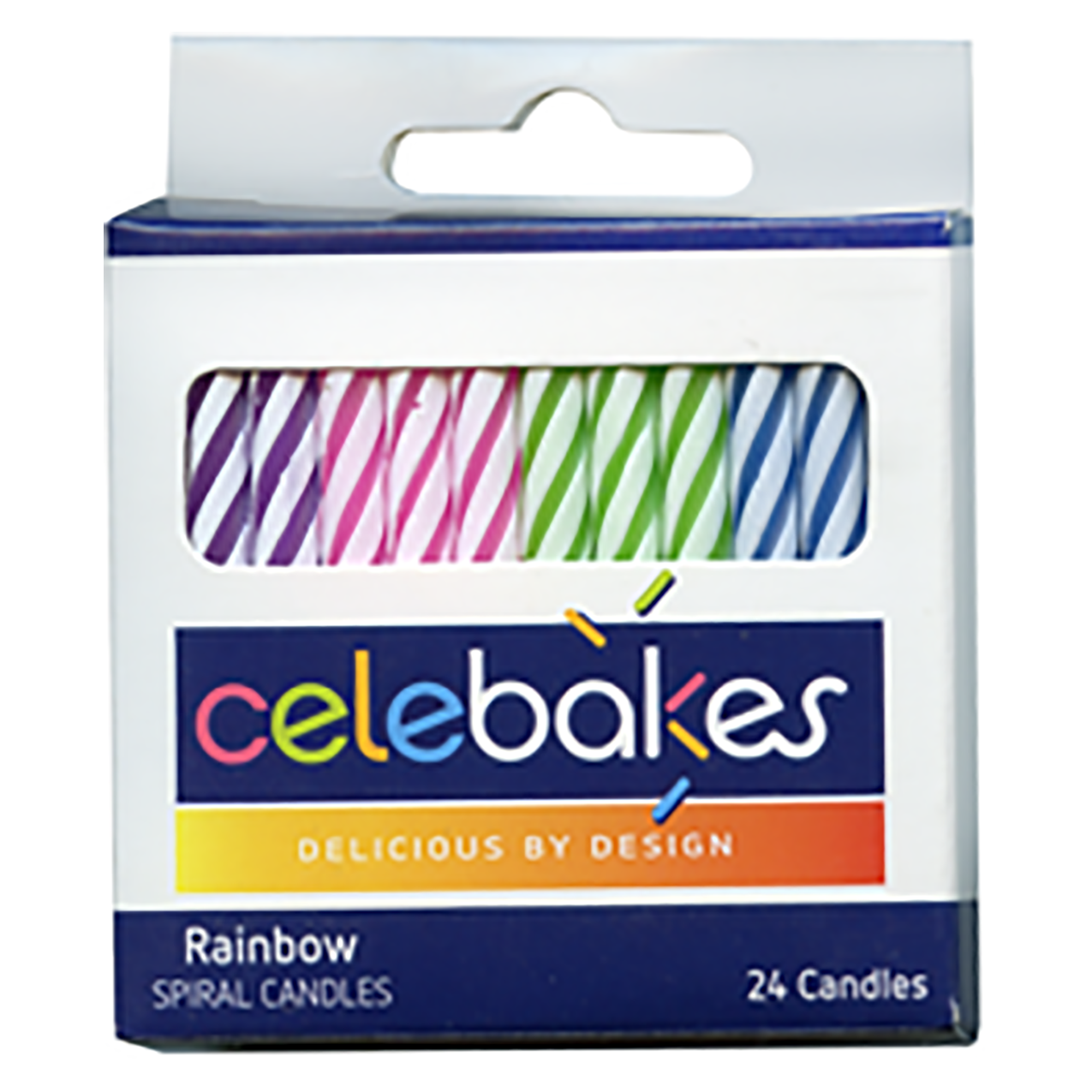 Celebakes Candle - Rainbow [7500-1013] - Papagino Foods Inc.