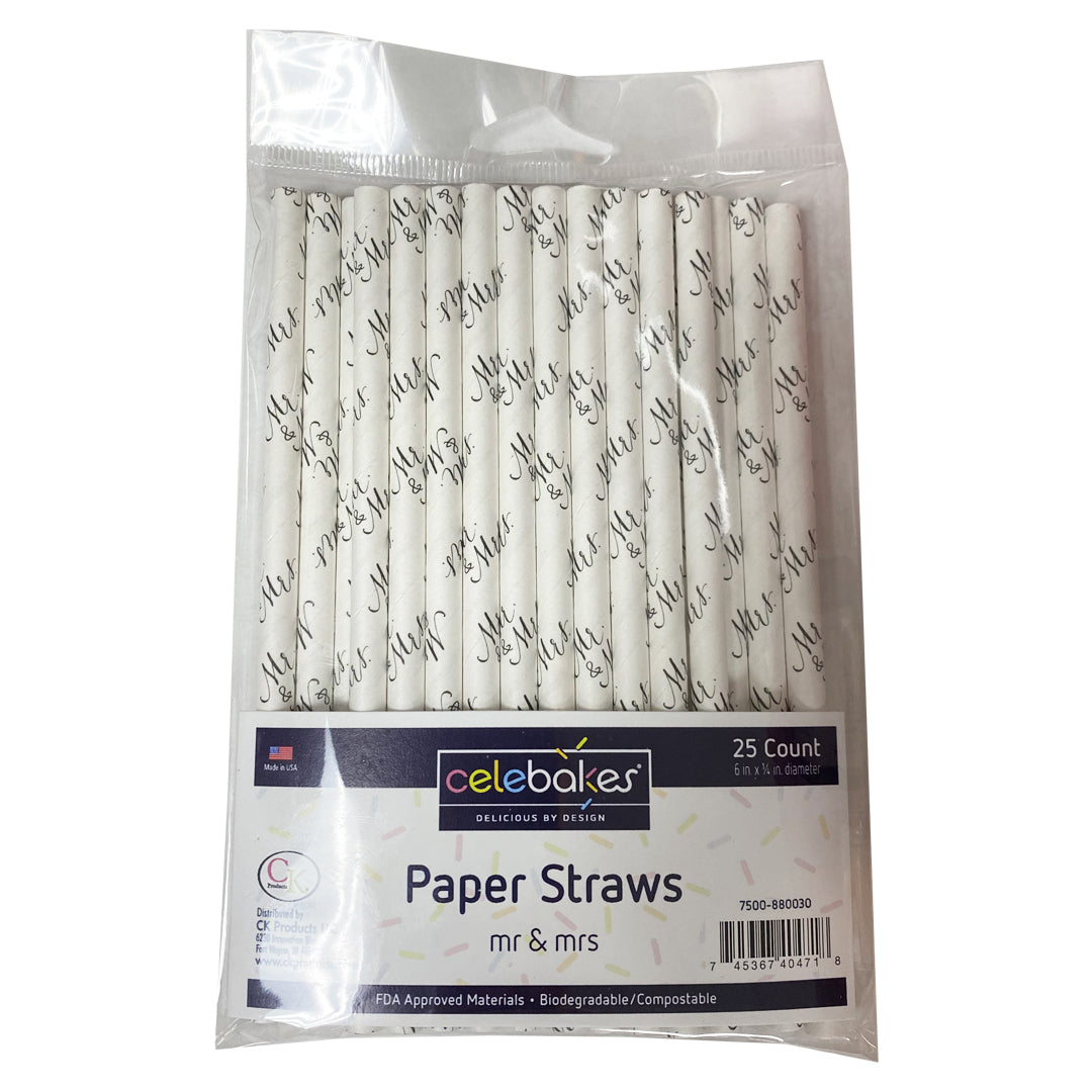 Celebakes Mr & Mrs Cake Pop Sticks, 6" Product #7500-88003 - Papagino Foods Inc.