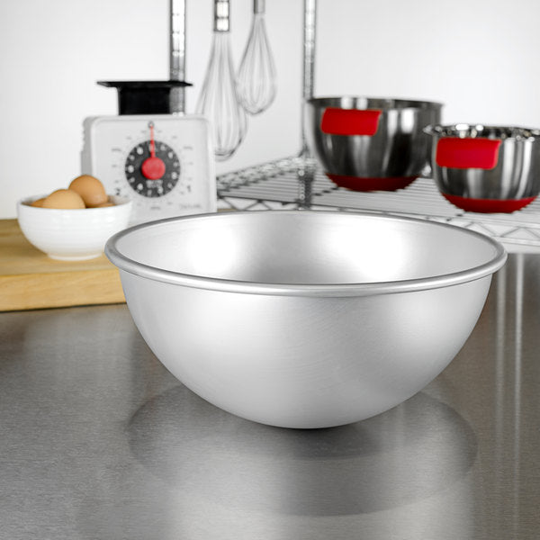 Fat Daddio, Anodized Aluminum, Hemisphere Pan, 10 in Diameter x 5 in Deep (PHA-10) - Papagino Foods Inc.