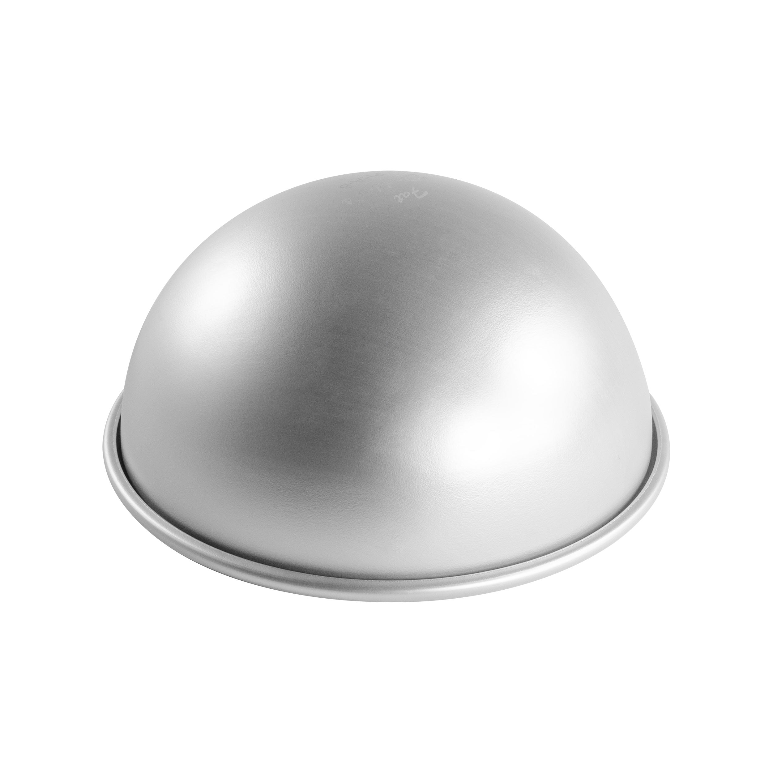 Fat Daddio, Anodized Aluminum, Hemisphere Pan, 8 in Diameter x 4  in Deep (PHA-8) - Papagino Foods Inc.