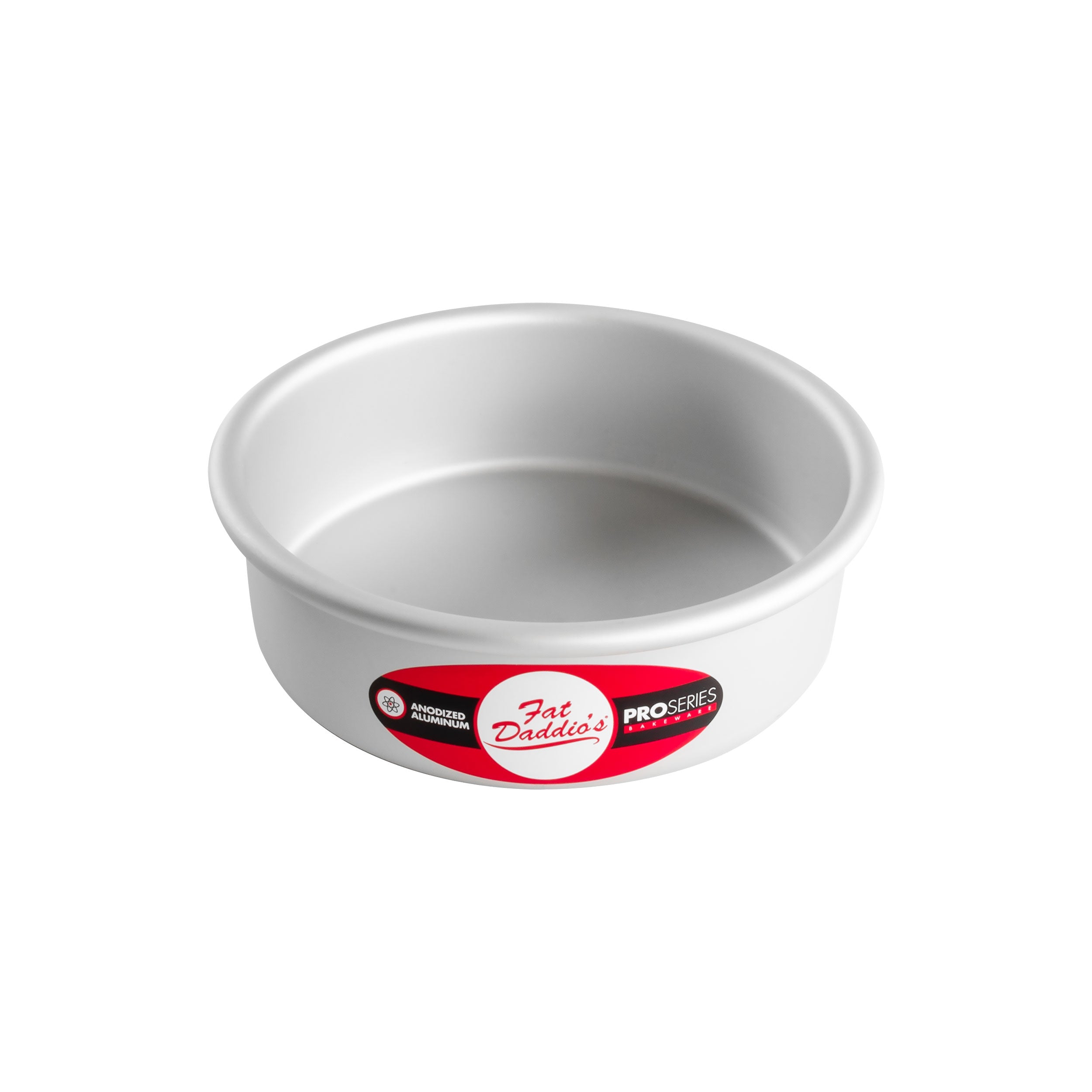 Fat Daddio, Anodized Aluminum, Round Pan, 6 in x 2 in (PRD-62) - Papagino Foods Inc.