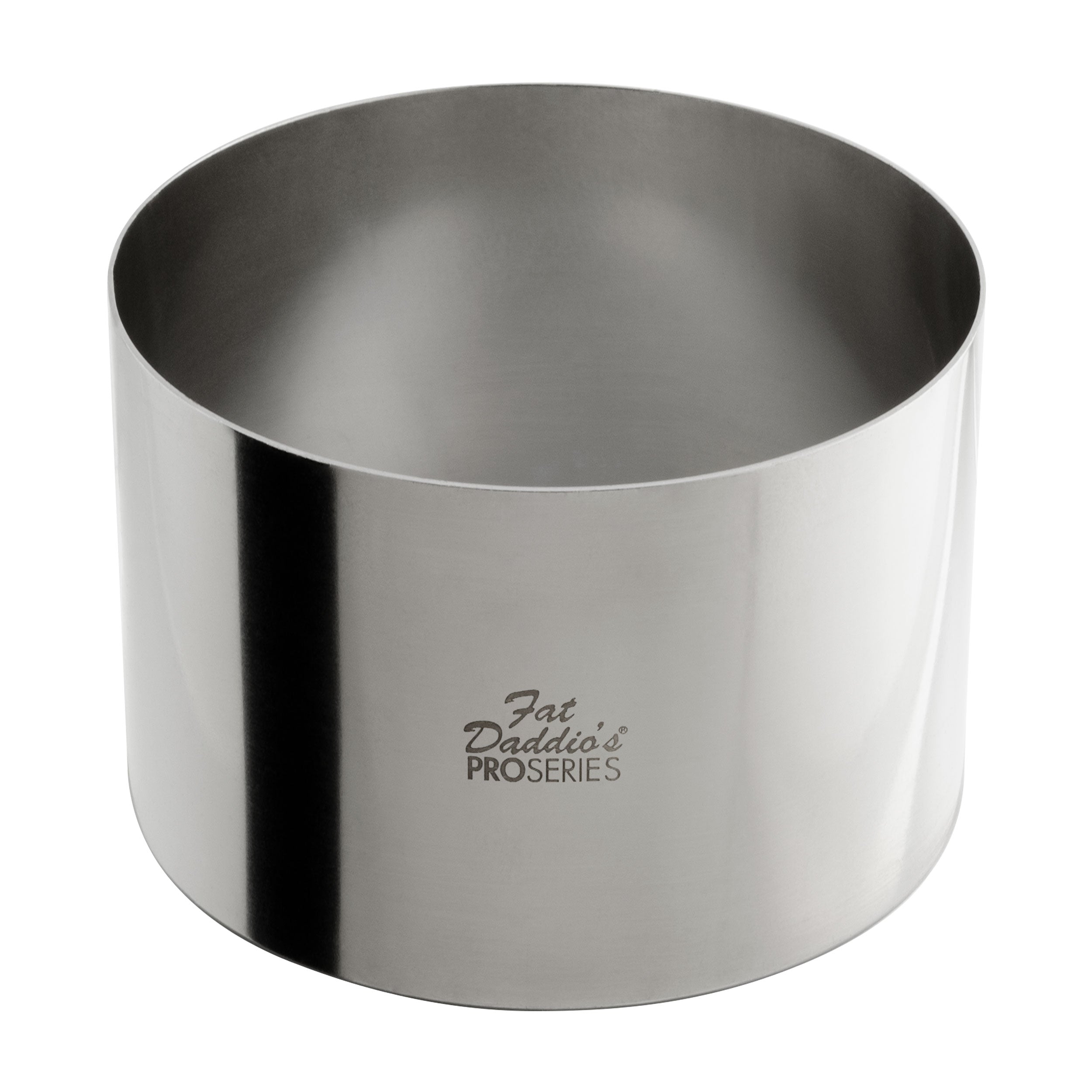 Fat Daddio, Stainless Steel, Round Pro Series Rings, 5 in x 3 in (SSRD-5030) - Papagino Foods Inc.
