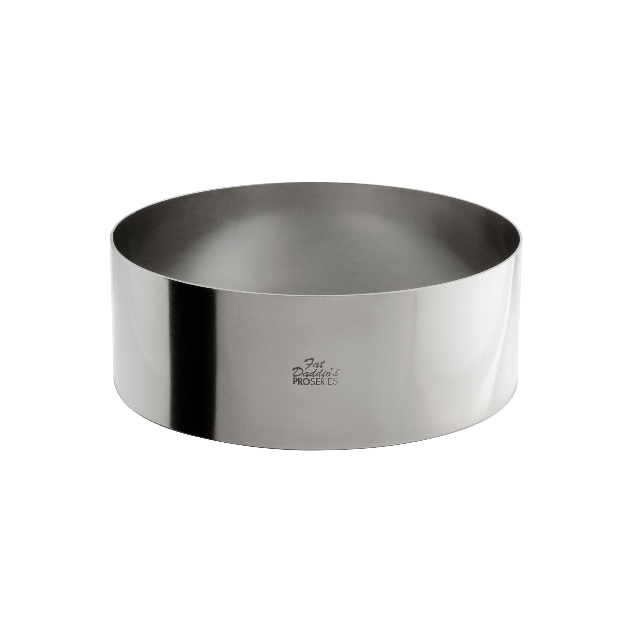 Fat Daddio, Stainless Steel, Round Pro Series Rings, 8 in x 3 in (SSRD-8030) - Papagino Foods Inc.
