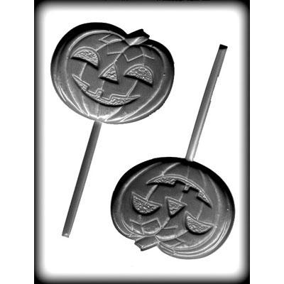 Jack O Lantern Sucker Hard Candy Mold [8H-3223] - Papagino Foods Inc.