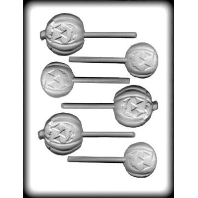 Jack O Lantern Sucker Hard Candy Mold [ 8h-3239] - Papagino Foods Inc.