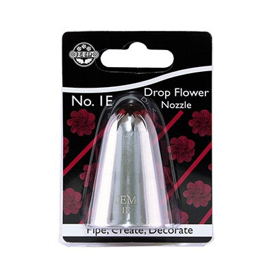 JEM Drop Flower Nozzle no. 1E #NZ1E - Papagino Foods Inc.