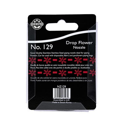 JEM Nozzle - Drop Flower #129 #NZ129 - Papagino Foods Inc.