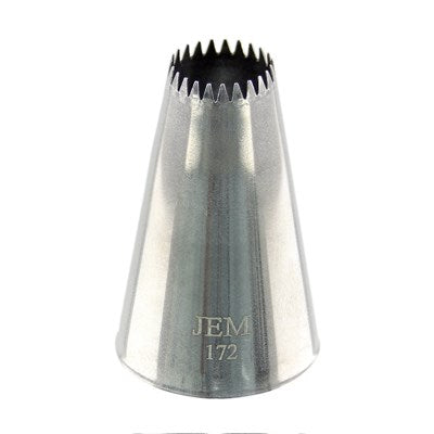JEM Nozzle - Fine Tooth Open Star #172 #NZ172 - Papagino Foods Inc.