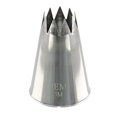 JEM Nozzle - Large Open Star Savoy #3M #NZ3M - Papagino Foods Inc.