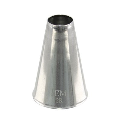 JEM Nozzle - Medium Plain Round Savoy #2R  #NZ2R - Papagino Foods Inc.