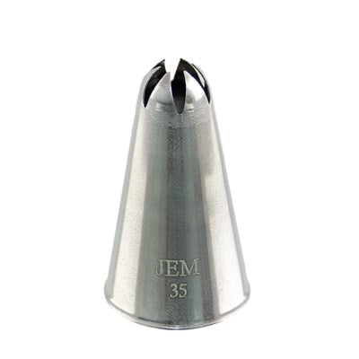 JEM Nozzle - Smooth / Ribbed Basketweave Nozzle #47  #NZ47 - Papagino Foods Inc. 