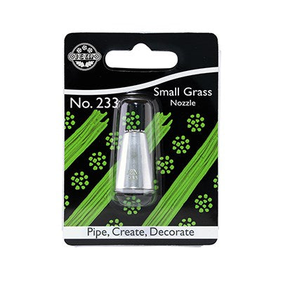 JEM Small Grass Piping Nozzle #233 #NZ233 - Papagino Foods Inc.