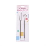 LorAnn 2pc Dipping Tool Set (#5773-0000) Durable Stainless Steel - Papagino Foods Inc.