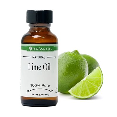 LorAnn Oils Lime Oil, Natural  - 1 OZ   # 0110-0500 **BBD Sep 2023** - Papagino Foods Inc.