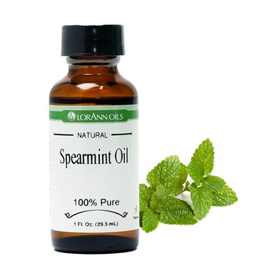 LorAnn Oils Spearmint Oil, Natural  - 1 OZ **BBD Nov 2024** - Papagino Foods Inc.