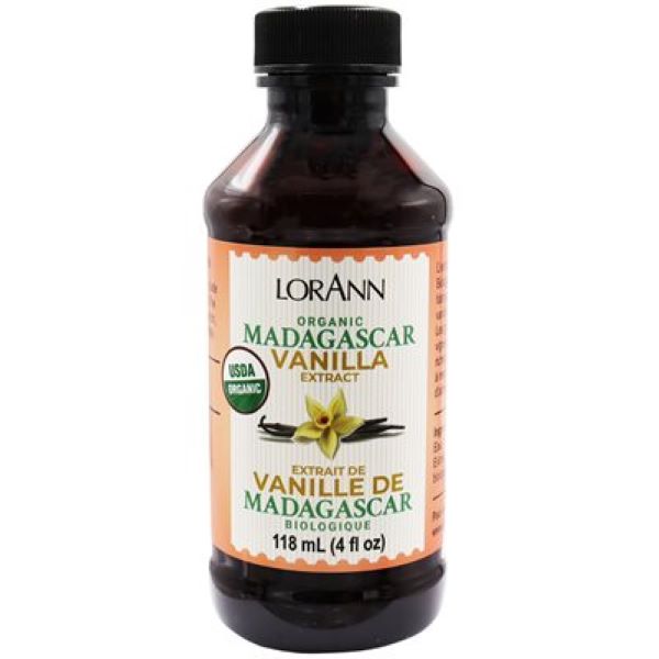 Organic Madagascar Vanilla Extract, 4 oz - Papagino Foods Inc.