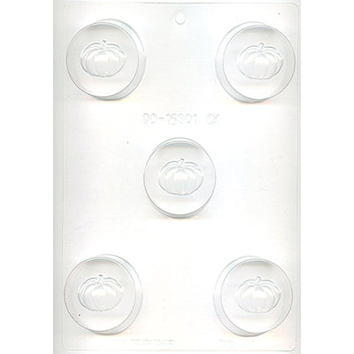 Pumpkin Sandwich Cookie Chocolate Mold [90-16301] - Papagino Foods Inc.