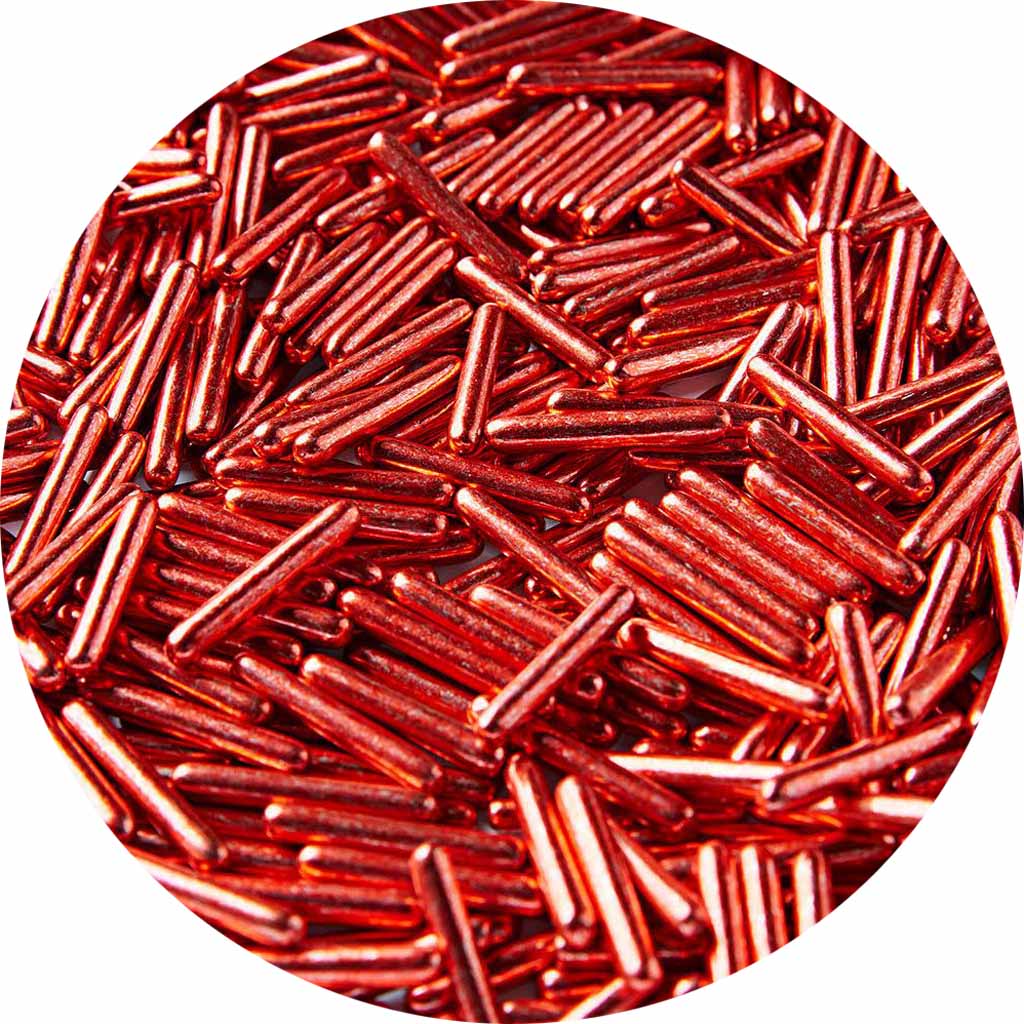 Red Rod Dragees, 3.3 oz.  #7500-785816R - Papagino Foods Inc.