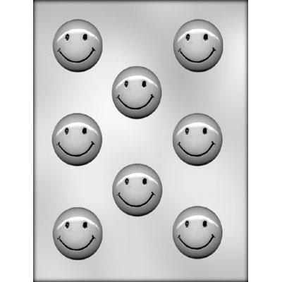 SMILEY FACE 1¾" CHOCOLATE MOLD Product #90-8088 - Papagino Foods Inc.