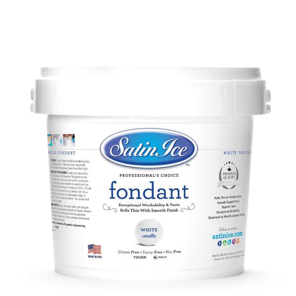 Satin Ice White Fondant, 2.5  kg - Papagino Foods Inc.