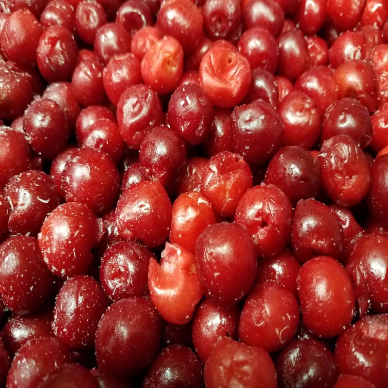 Frozen IQF Red Sour Cherries 40 lb (Pickup Only)